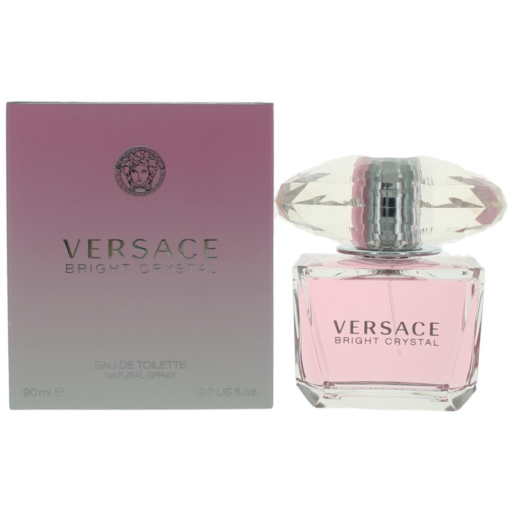 Bottle of Versace Bright Crystal by Versace, 3 oz Eau De Toilette Spray for Women